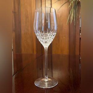 Kate Spade by Lenox New York wine glass Crosby Grid print